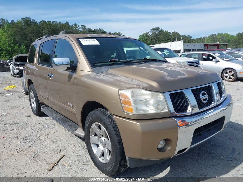 2005 Nissan Armada Le VIN: 5N1AA08A15N717642 Lot: 39340230
