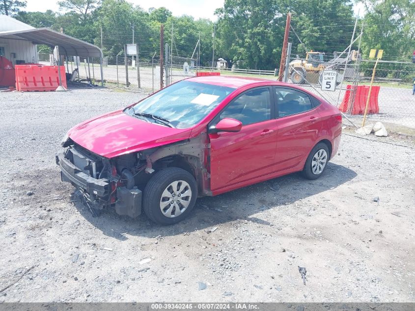 2016 Hyundai Accent Se VIN: KMHCT4AE7GU987099 Lot: 39340245