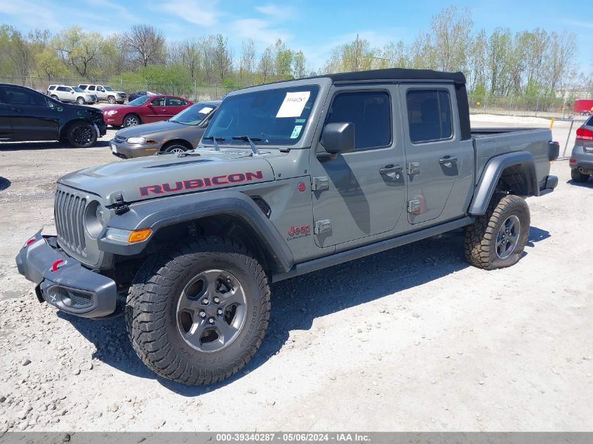 2020 Jeep Gladiator Rubicon 4X4 VIN: 1C6JJTBG7LL171190 Lot: 39340287