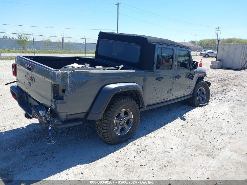 2020 Jeep Gladiator Rubicon 4X4 VIN: 1C6JJTBG7LL171190 Lot: 39340287