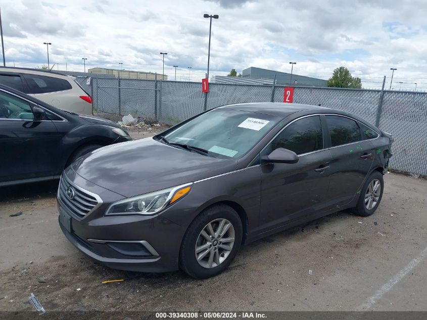 2016 Hyundai Sonata Se VIN: 5NPE24AF6GH274942 Lot: 39340308