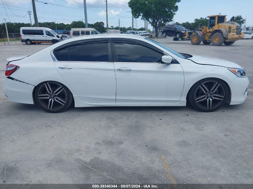 2017 Honda Accord Sport VIN: 1HGCR2F50HA063687 Lot: 39340344