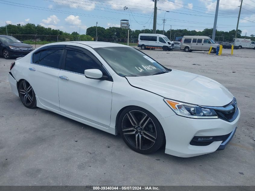 2017 Honda Accord Sport VIN: 1HGCR2F50HA063687 Lot: 39340344