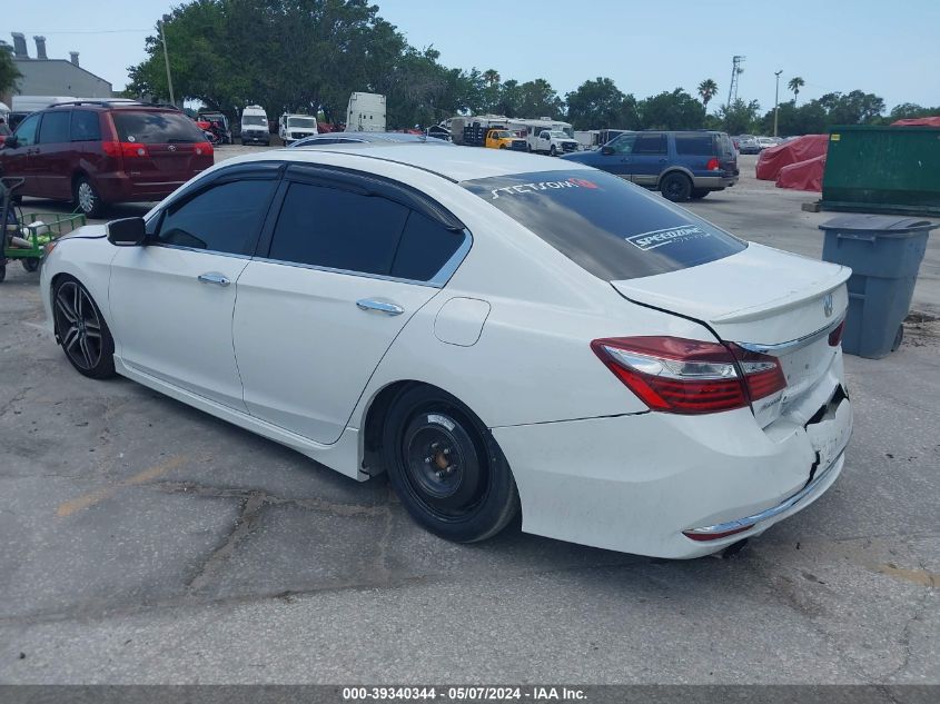 2017 Honda Accord Sport VIN: 1HGCR2F50HA063687 Lot: 39340344