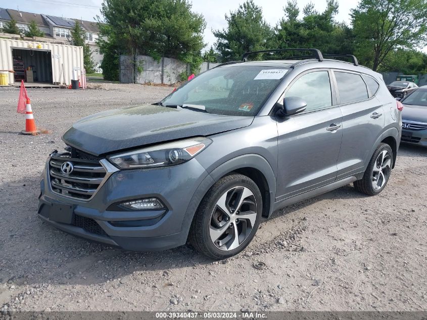 2016 Hyundai Tucson Limited VIN: KM8J3CA24GU179574 Lot: 39340437