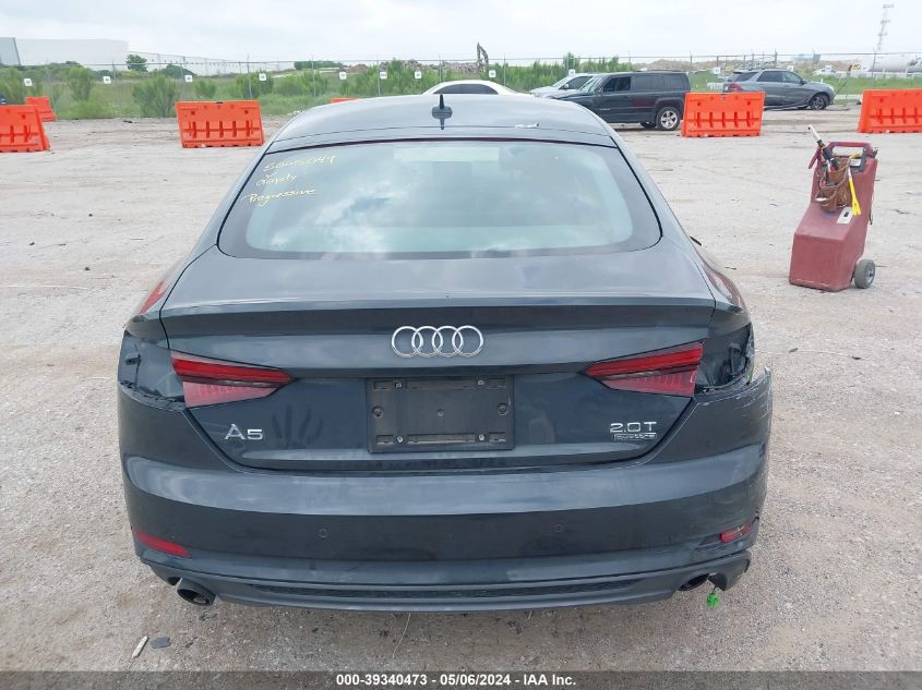 2018 Audi A5 2.0T Premium VIN: WAUENCF50JA046965 Lot: 39340473