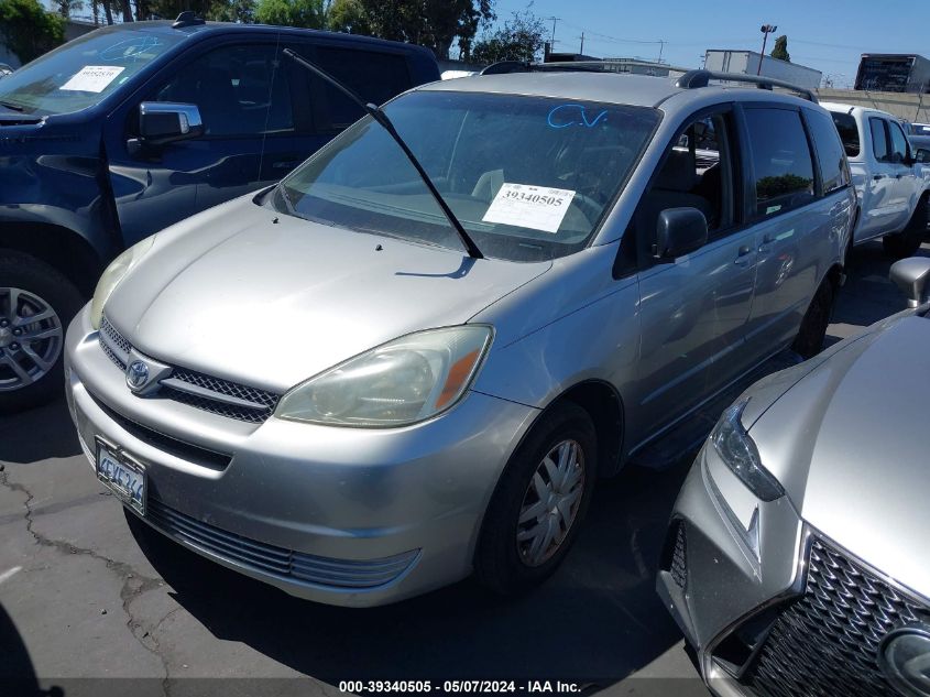 2004 Toyota Sienna Ce VIN: 5TDZA23C04S204628 Lot: 39340505