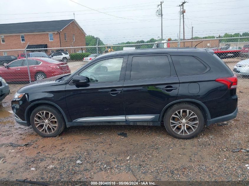 2016 Mitsubishi Outlander Se VIN: JA4AD3A30GZ003192 Lot: 39340518