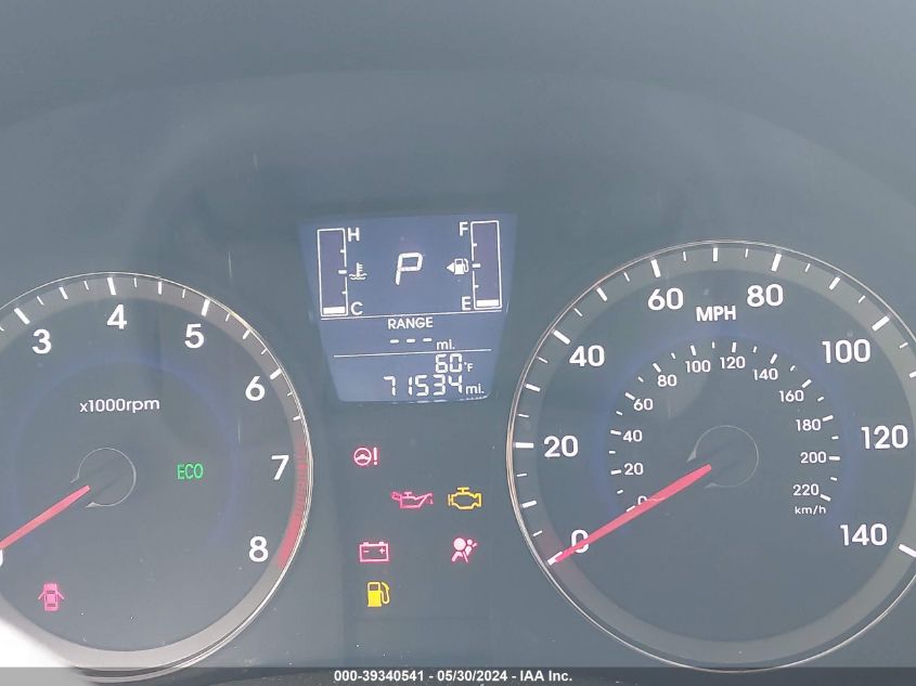 2015 Hyundai Accent Gs VIN: KMHCT5AE7FU225296 Lot: 39340541