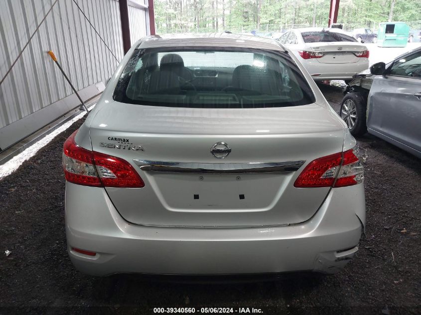 2015 Nissan Sentra S VIN: 3N1AB7APXFY295628 Lot: 39340560