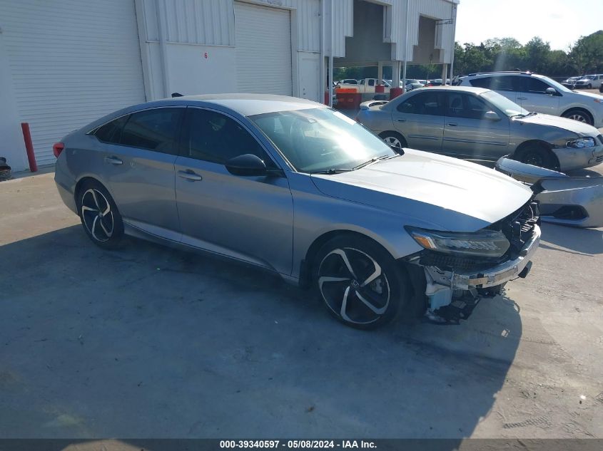 2022 Honda Accord Sport VIN: 1HGCV1F30NA029426 Lot: 39340597