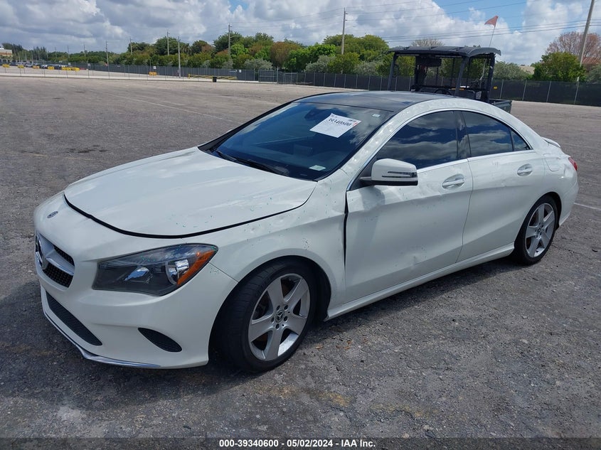 2018 Mercedes-Benz Cla 250 VIN: WDDSJ4EB9JN603515 Lot: 39340600