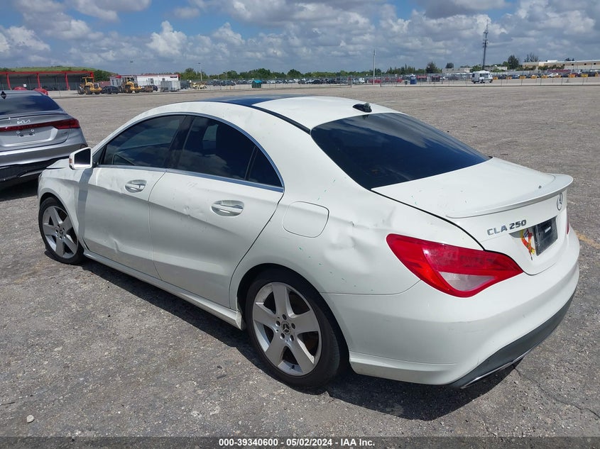 2018 Mercedes-Benz Cla 250 VIN: WDDSJ4EB9JN603515 Lot: 39340600