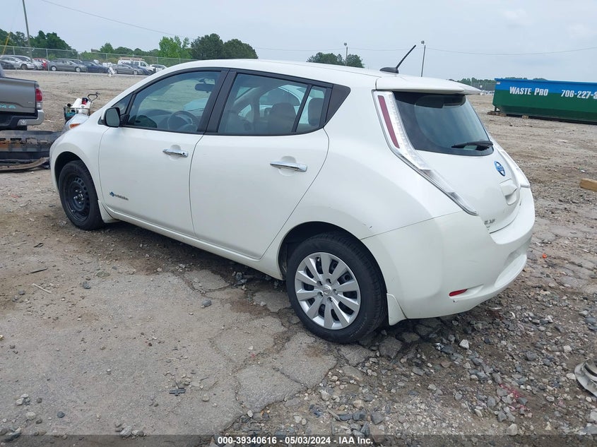 2015 Nissan Leaf S VIN: 1N4AZ0CPXFC324461 Lot: 39340616
