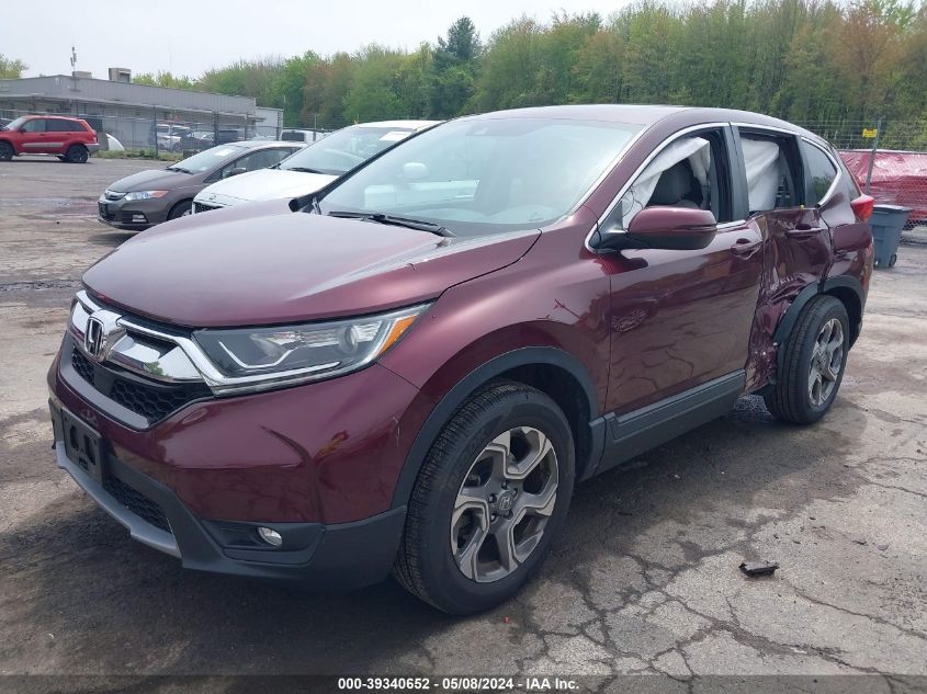 2019 Honda Cr-V Ex VIN: 2HKRW2H59KH604251 Lot: 39340652