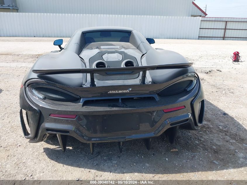 2020 Mclaren 600Lt VIN: SBM13SAA1LW007692 Lot: 39340742