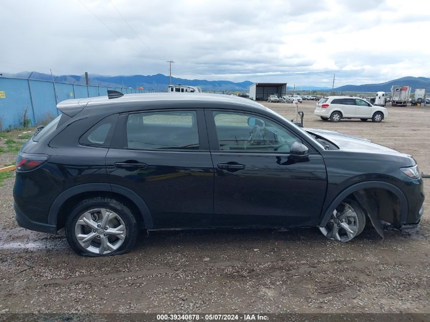 2023 Honda Hr-V Awd Lx VIN: 3CZRZ2H37PM741576 Lot: 39340878