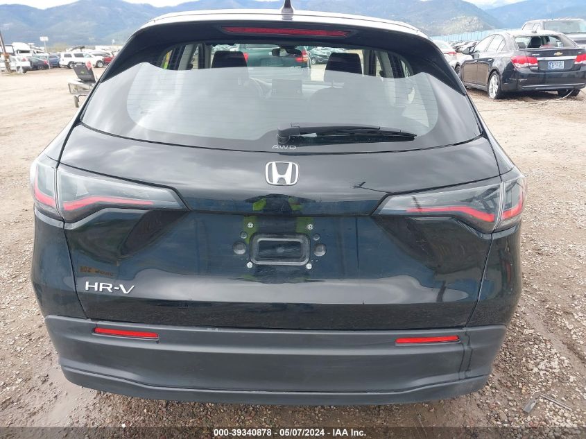 2023 Honda Hr-V Awd Lx VIN: 3CZRZ2H37PM741576 Lot: 39340878