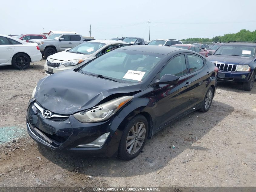 2014 Hyundai Elantra Se VIN: KMHDH4AE6EU059996 Lot: 39340967