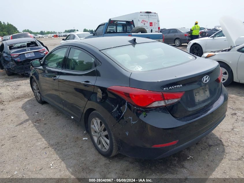 2014 HYUNDAI ELANTRA SE - KMHDH4AE6EU059996