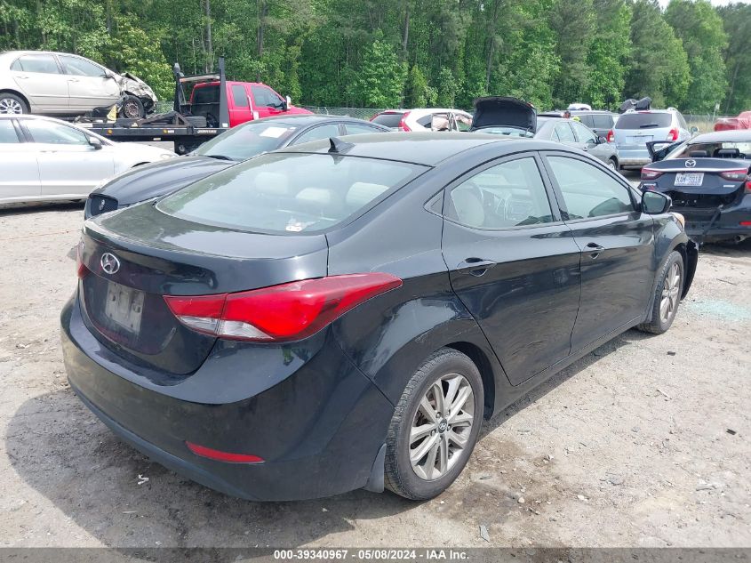 2014 Hyundai Elantra Se VIN: KMHDH4AE6EU059996 Lot: 39340967