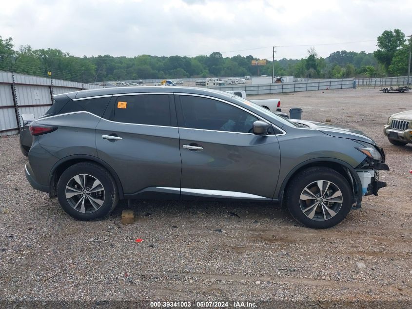 2020 Nissan Murano S Fwd VIN: 5N1AZ2AJ2LN121418 Lot: 39341003