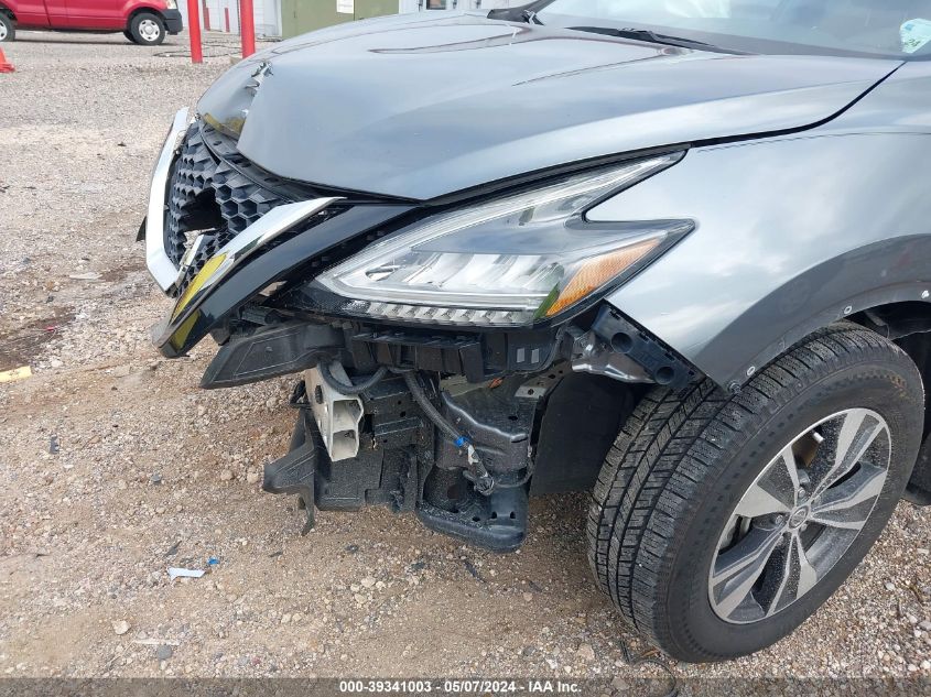 2020 Nissan Murano S Fwd VIN: 5N1AZ2AJ2LN121418 Lot: 39341003