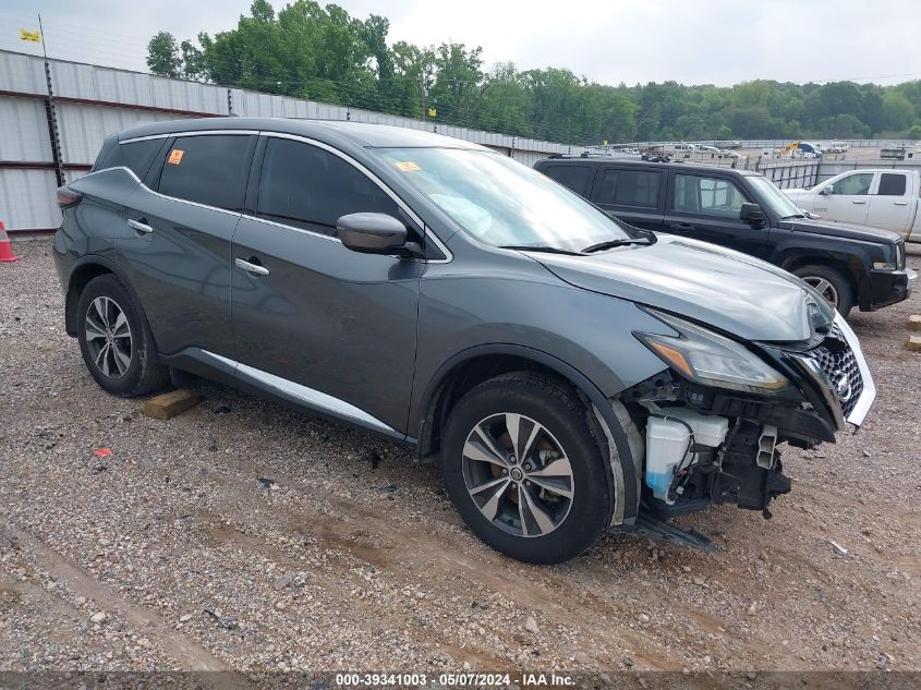 2020 Nissan Murano S Fwd VIN: 5N1AZ2AJ2LN121418 Lot: 39341003