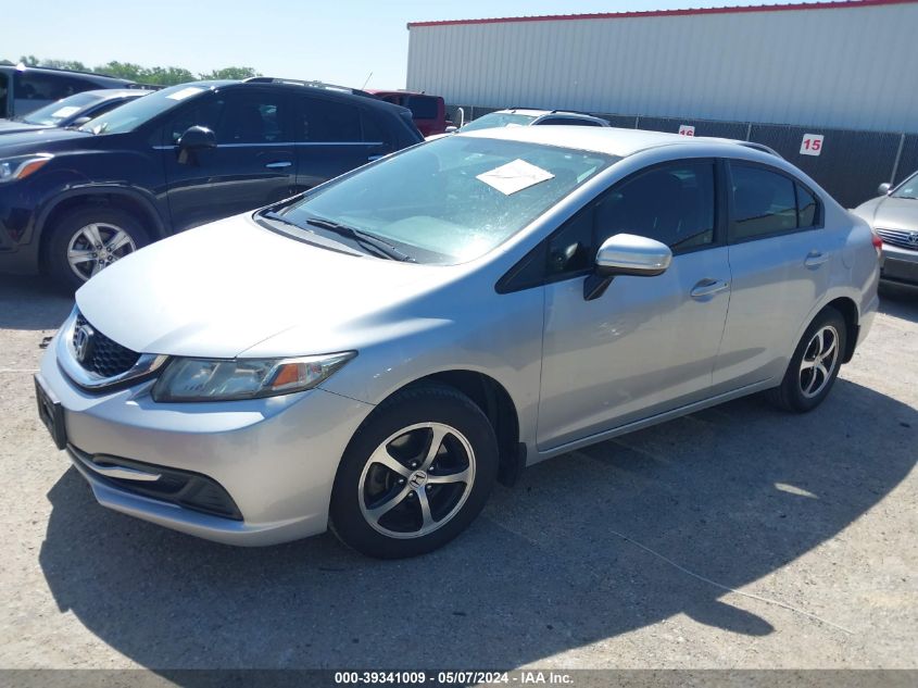 2015 Honda Civic Se VIN: 2HGFB2F74FH511396 Lot: 39341009