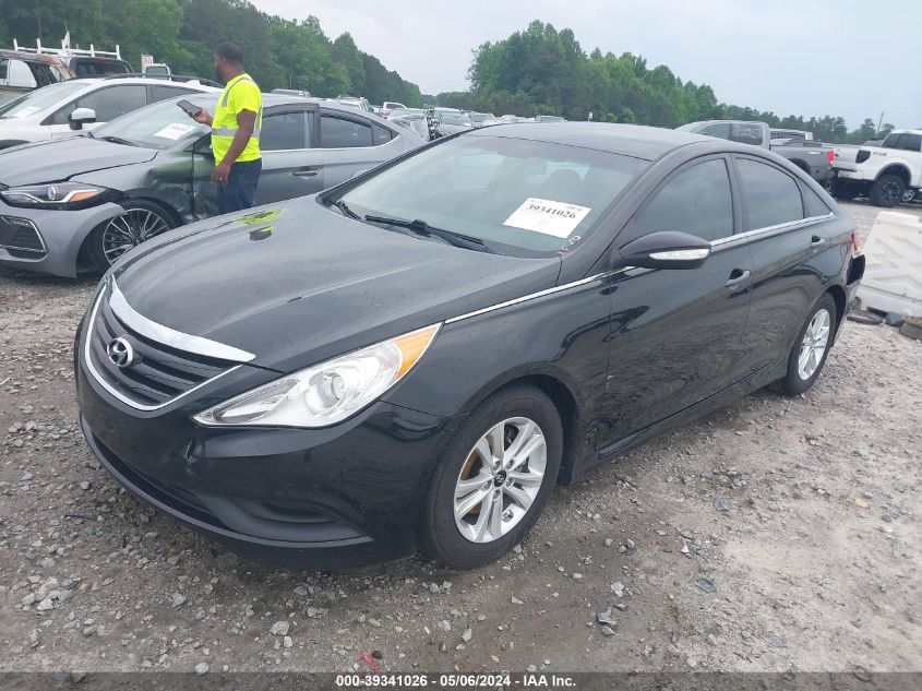 2014 Hyundai Sonata Gls VIN: 5NPEB4AC4EH857819 Lot: 39341026