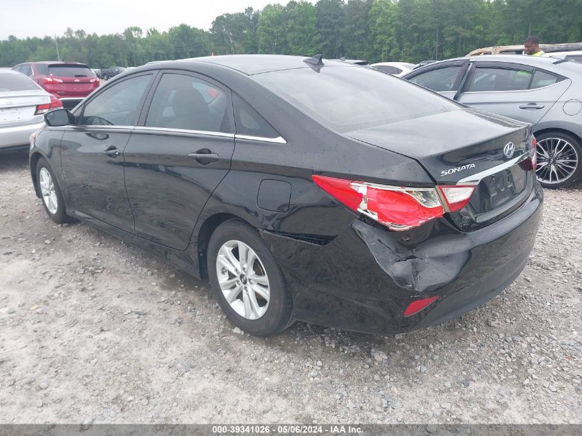 2014 Hyundai Sonata Gls VIN: 5NPEB4AC4EH857819 Lot: 39341026