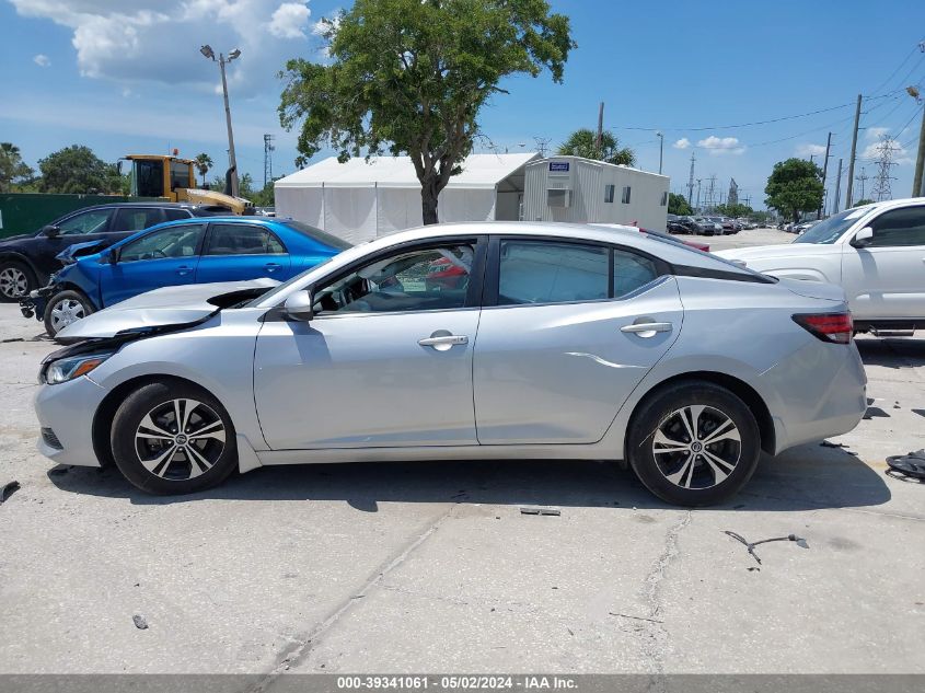 2021 Nissan Sentra Sv Xtronic Cvt VIN: 3N1AB8CV5MY275799 Lot: 39341061