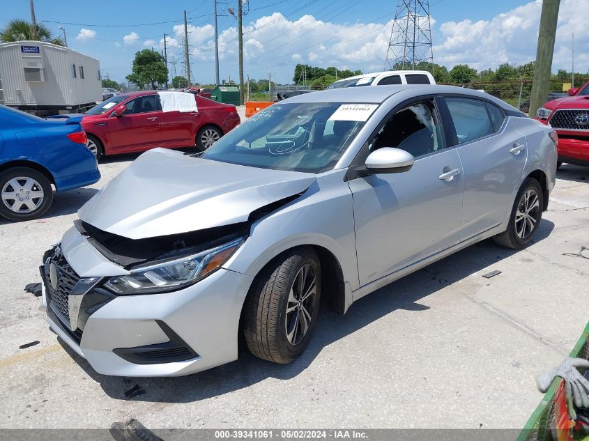 2021 Nissan Sentra Sv Xtronic Cvt VIN: 3N1AB8CV5MY275799 Lot: 39341061