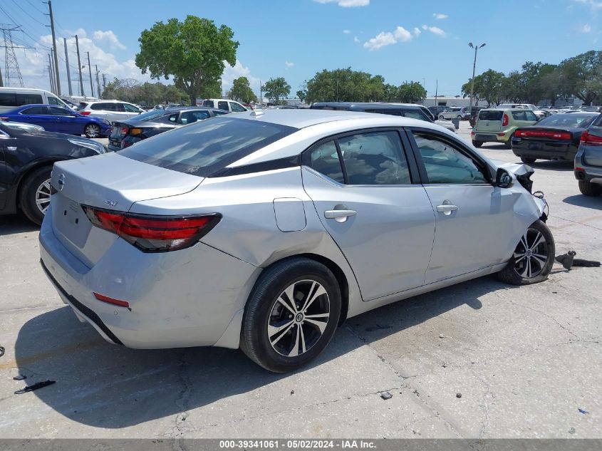 2021 Nissan Sentra Sv Xtronic Cvt VIN: 3N1AB8CV5MY275799 Lot: 39341061