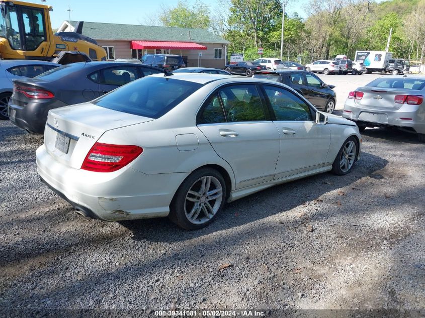 WDDGF8BB1CA683860 | 2012 MERCEDES-BENZ C 300