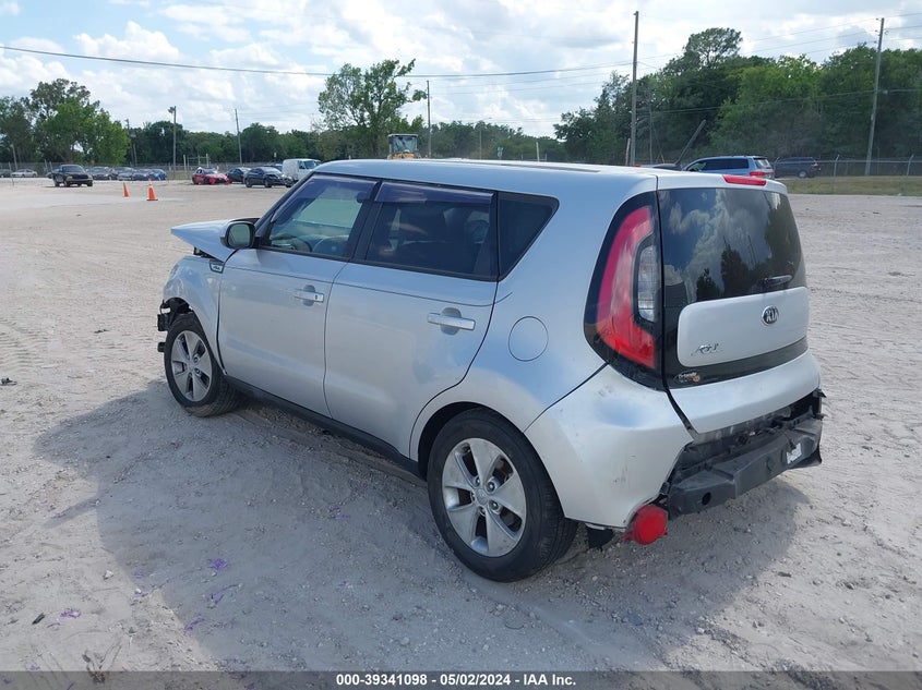 2015 KIA SOUL - KNDJN2A25F7777128