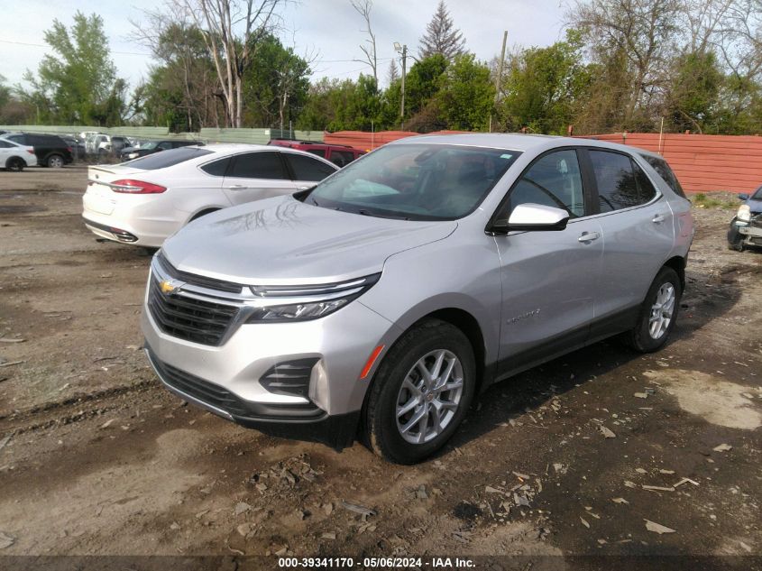 2022 CHEVROLET EQUINOX FWD LT - 3GNAXKEV4NL269989