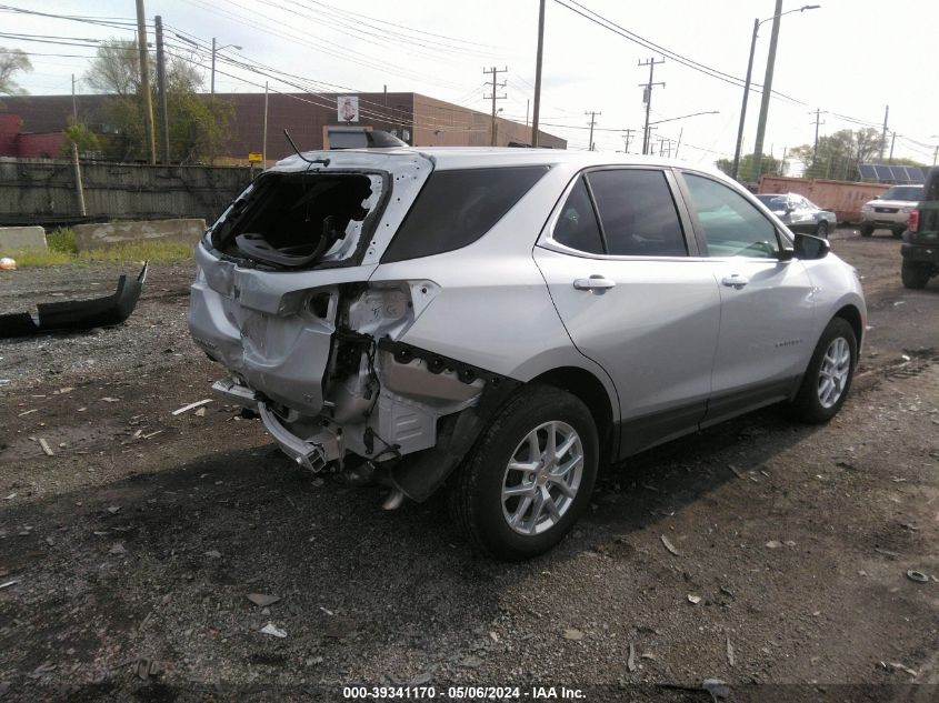 2022 CHEVROLET EQUINOX FWD LT - 3GNAXKEV4NL269989