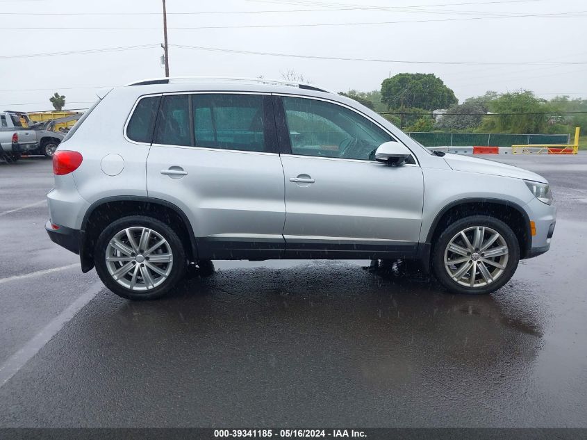 2014 Volkswagen Tiguan Se VIN: WVGAV3AX6EW503048 Lot: 39341185