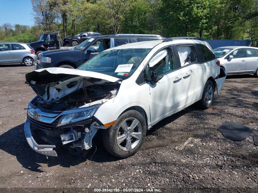 2018 Honda Odyssey Ex VIN: 5FNRL6H59JB032742 Lot: 39341195