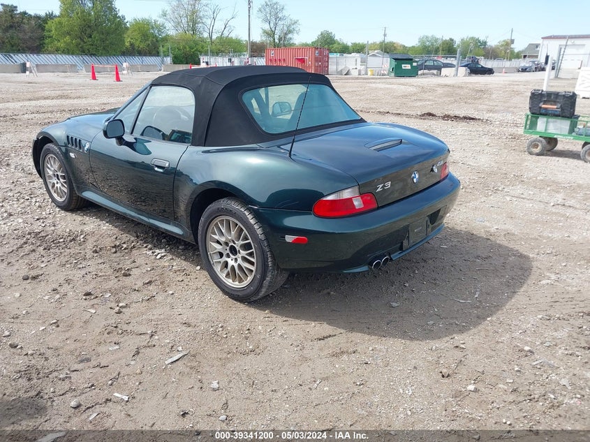 2000 BMW Z3 2.8 VIN: WBACH3349YLF44237 Lot: 39341200