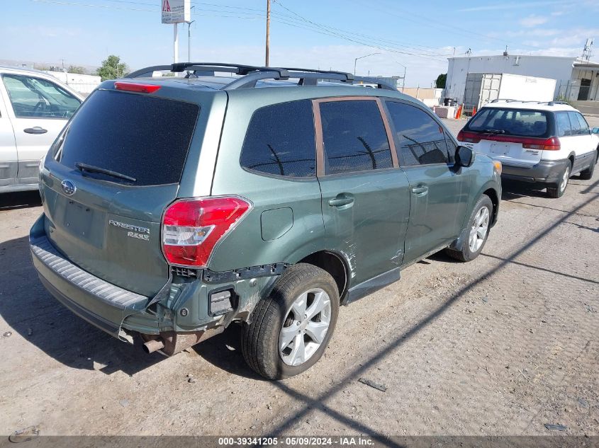 2015 Subaru Forester 2.5I Premium VIN: JF2SJADCXFH523800 Lot: 39341205