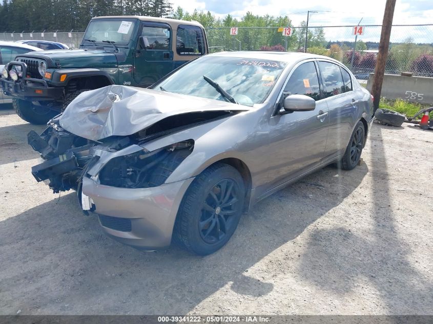 2008 Infiniti G35X VIN: JNKBV61F98M278866 Lot: 39341222