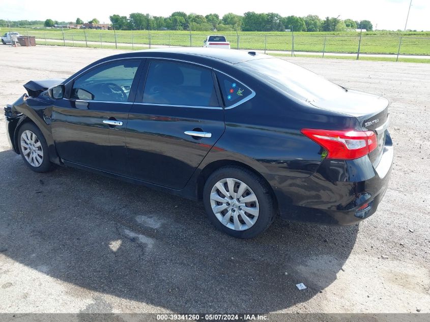 2017 Nissan Sentra Sv VIN: 3N1AB7APXHY270831 Lot: 39341260