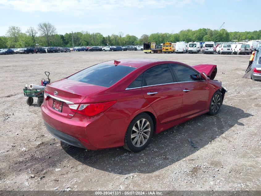 2014 Hyundai Sonata Limited VIN: 5NPEC4AC8EH874409 Lot: 39341331