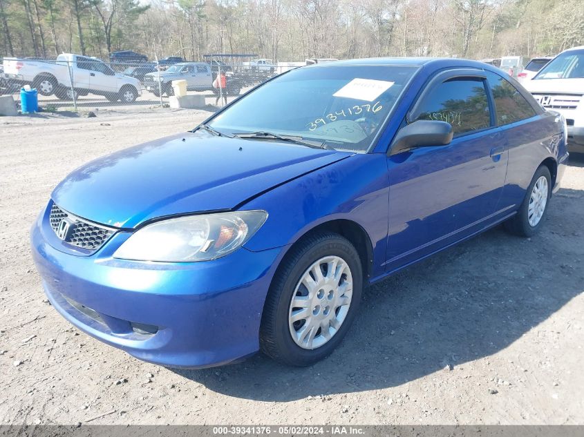 1HGEM21554L057171 | 2004 HONDA CIVIC