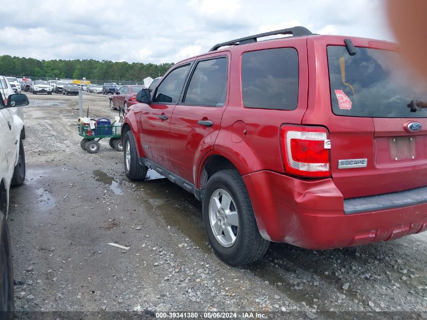 2008 Ford Escape Xls/Xls Manual VIN: 1FMCU02Z78KC24911 Lot: 39341380