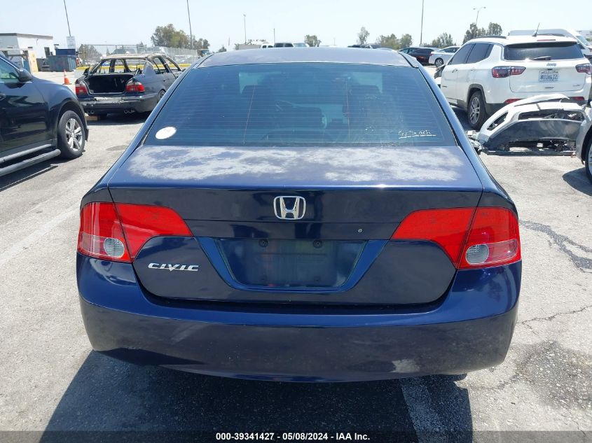 2008 Honda Civic Lx VIN: JHMFA16538S001710 Lot: 39341427