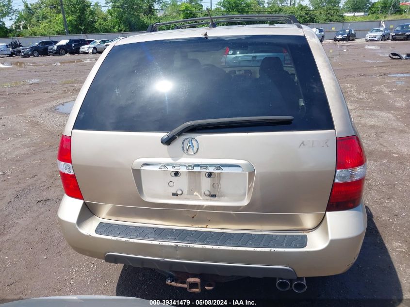 2001 Acura Mdx VIN: 2HNYD18621H516678 Lot: 39341479