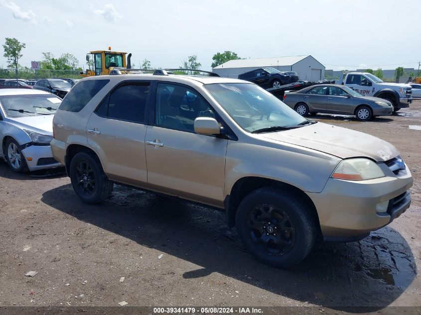 2001 Acura Mdx VIN: 2HNYD18621H516678 Lot: 39341479